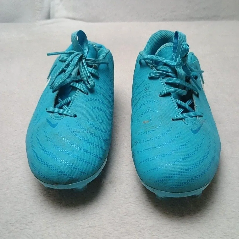 Nike Shoes Kids 3.5Y Blue Phantom VSN Soccer Cleats Low Top FD6722-400